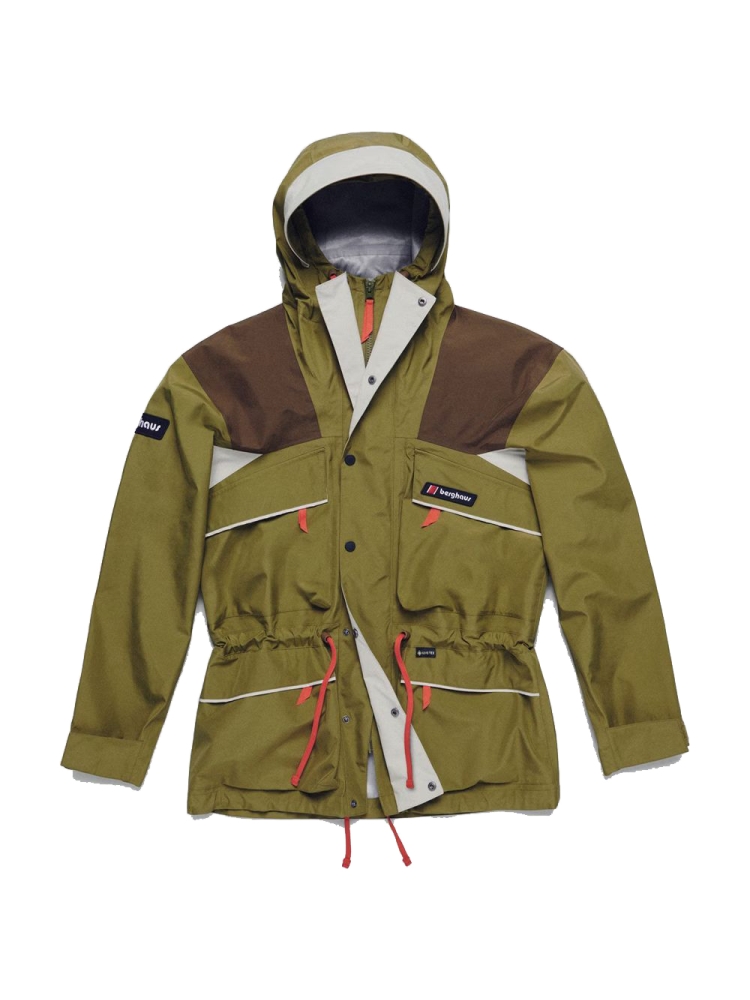 Berghaus Trango GTX Jacket OAK MOSS/BARK/STONE 4-A001928-KY6 jassen online bestellen bij Kathmandu Outdoor & Travel