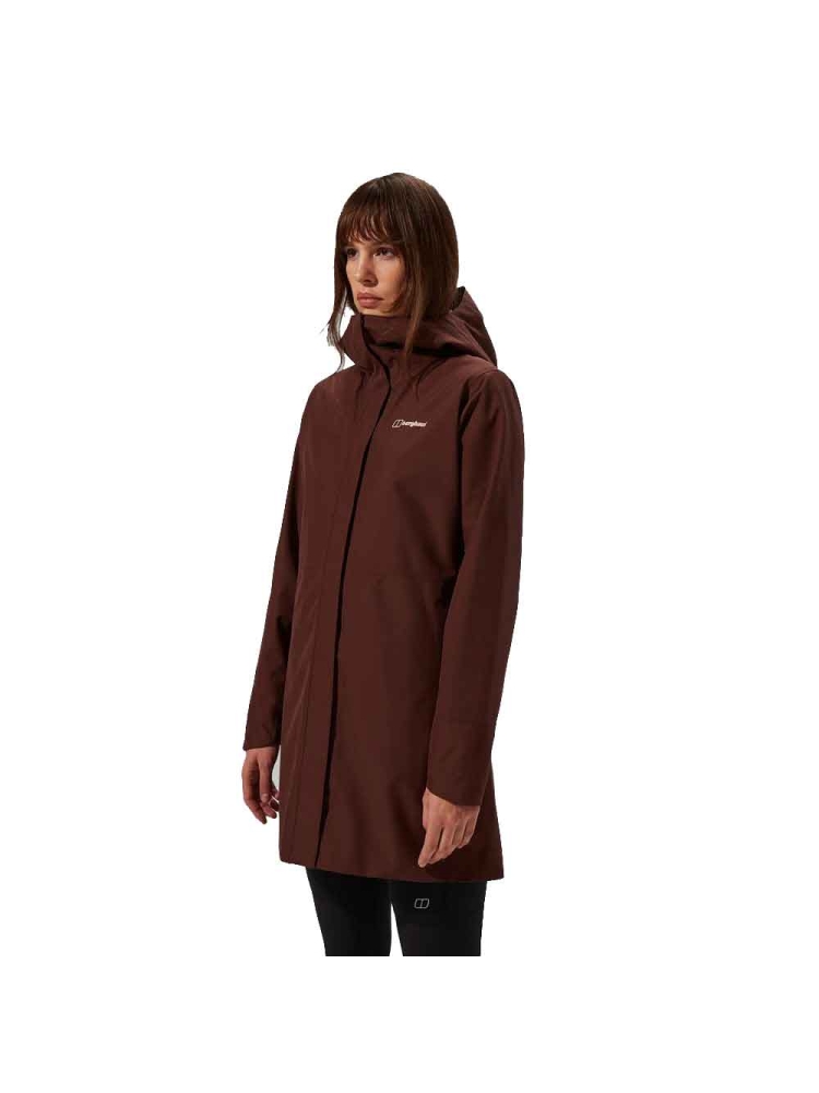 Berghaus Omeara Long Jacket Women's CEDAR BROWN 4-A001056-KV2 jassen online bestellen bij Kathmandu Outdoor & Travel