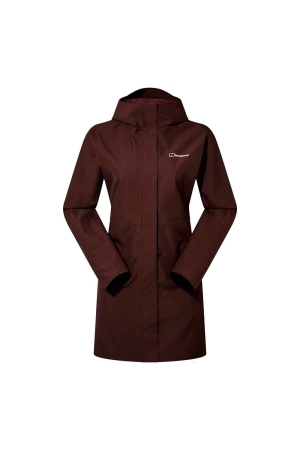 Berghaus Omeara Long Jacket Women's CEDAR BROWN 4-A001056-KV2 jassen online bestellen bij Kathmandu Outdoor & Travel