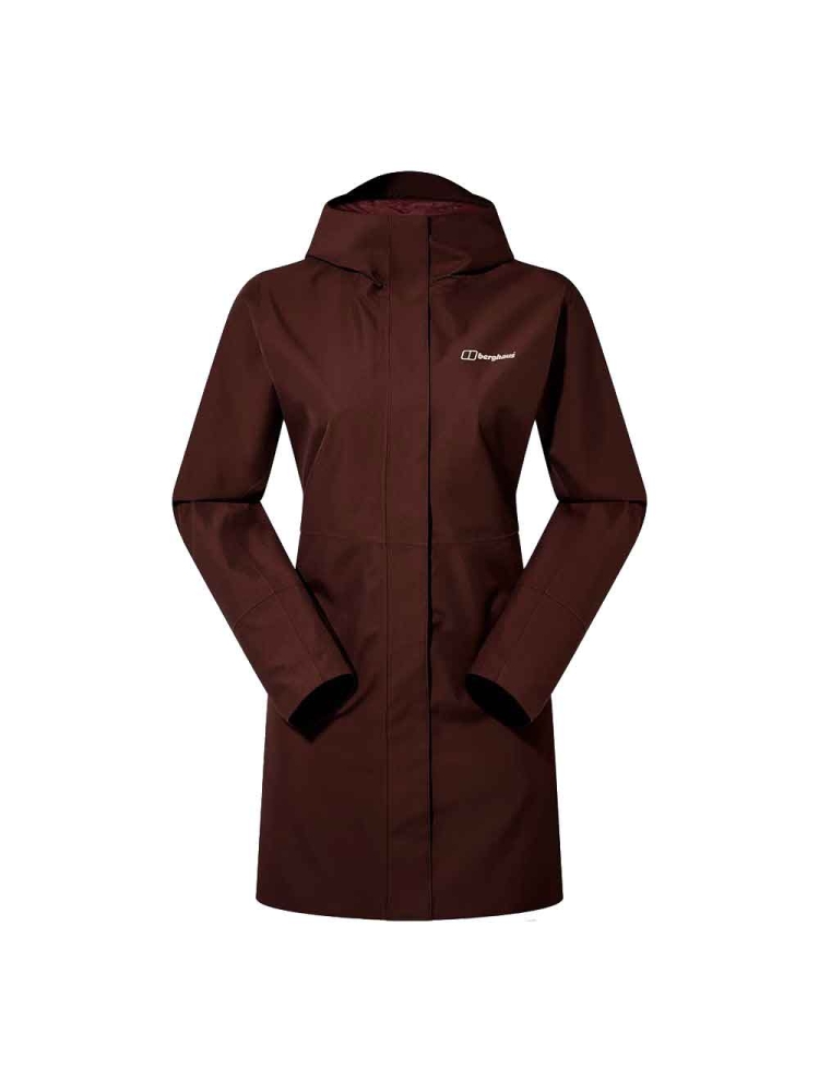 Berghaus Omeara Long Jacket Women's CEDAR BROWN 4-A001056-KV2 jassen online bestellen bij Kathmandu Outdoor & Travel