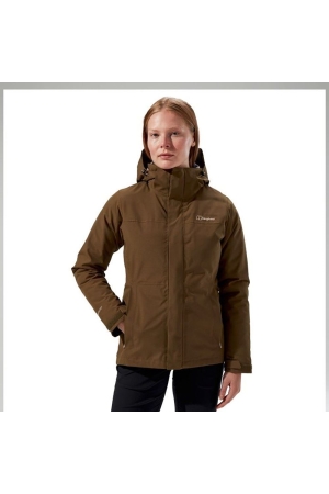 Berghaus Hillwalker 2.0 HL 3in1 Jacket Women's BARK 4-A001869-BC7 jassen online bestellen bij Kathmandu Outdoor & Travel