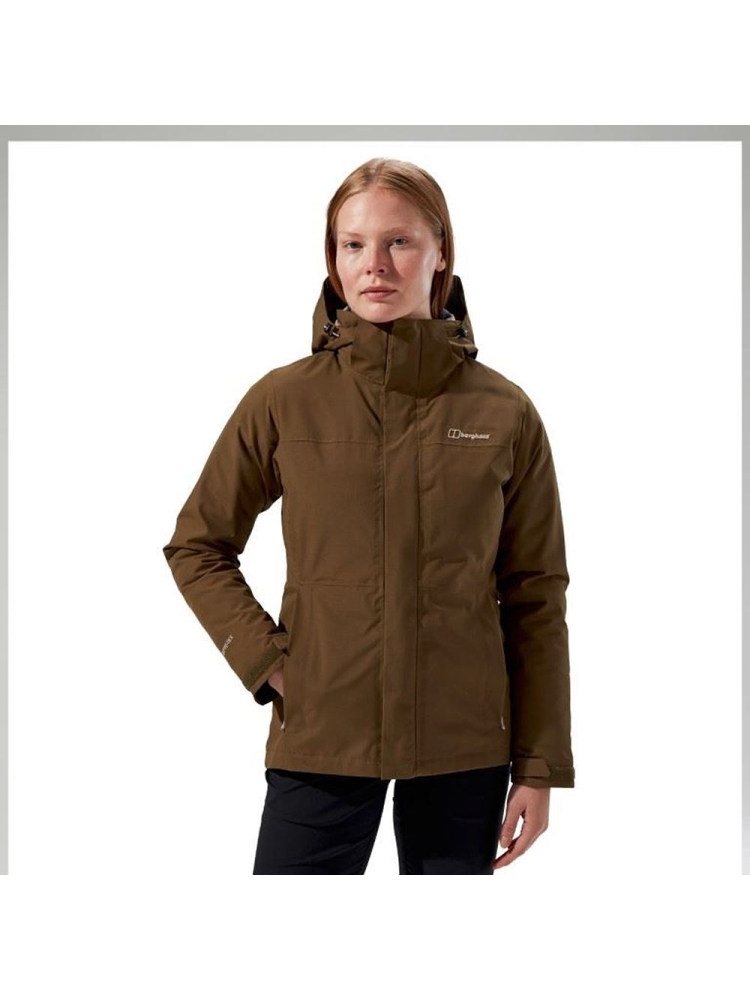 Berghaus Hillwalker 2.0 HL 3in1 Jacket Women's BARK 4-A001869-BC7 jassen online bestellen bij Kathmandu Outdoor & Travel