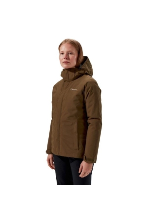 Berghaus Hillwalker 2.0 HL 3in1 Jacket Women's BARK 4-A001869-BC7 jassen online bestellen bij Kathmandu Outdoor & Travel