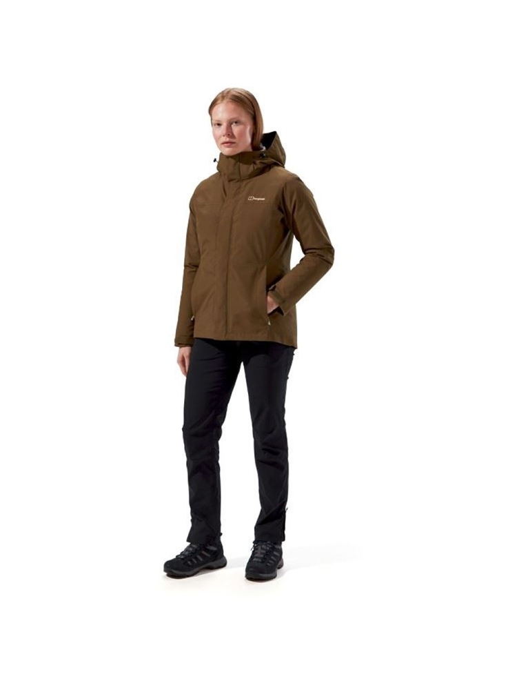 Berghaus Hillwalker 2.0 HL 3in1 Jacket Women's BARK 4-A001869-BC7 jassen online bestellen bij Kathmandu Outdoor & Travel