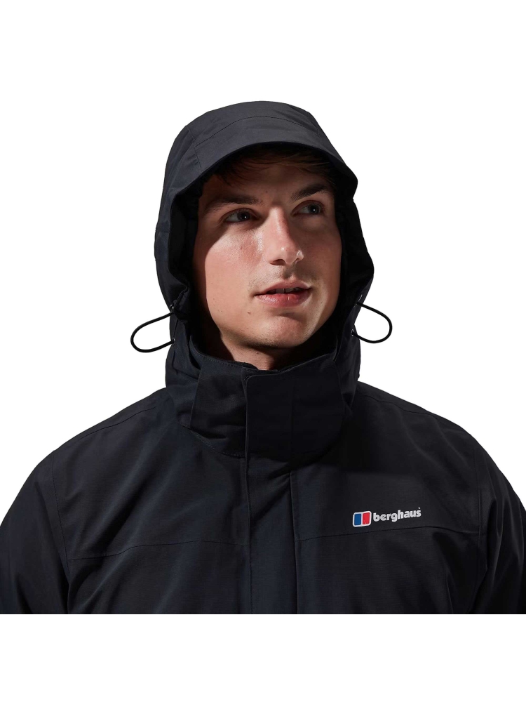 Berghaus Hillwalker 2.0 HL 3in1 Jacket BLACK/BLACK 4-A001911-BP6 jassen online bestellen bij Kathmandu Outdoor & Travel