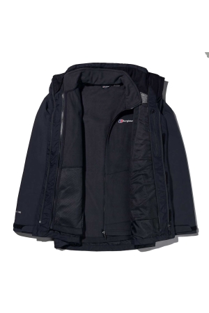 Berghaus Hillwalker 2.0 HL 3in1 Jacket BLACK/BLACK 4-A001911-BP6 jassen online bestellen bij Kathmandu Outdoor & Travel