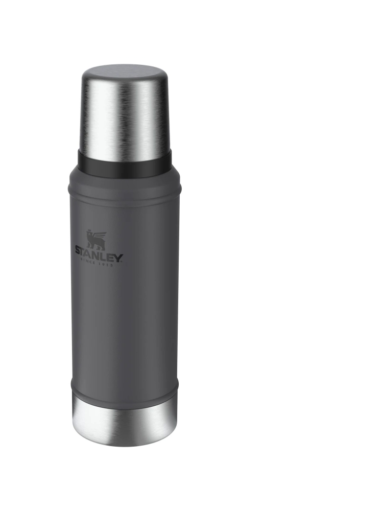 Stanley The Legendary Classic Bottle 0,75L Charcoal 10-01612-061 drinkflessen en thermosflessen online bestellen bij Kathmandu Outdoor & Travel