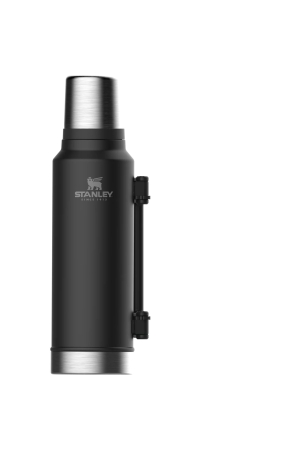 Stanley The Legendary Classic Bottle 1,4L Matte Black Pebble  10-08265-002 drinkflessen en thermosflessen online bestellen bij Kathmandu Outdoor & Travel