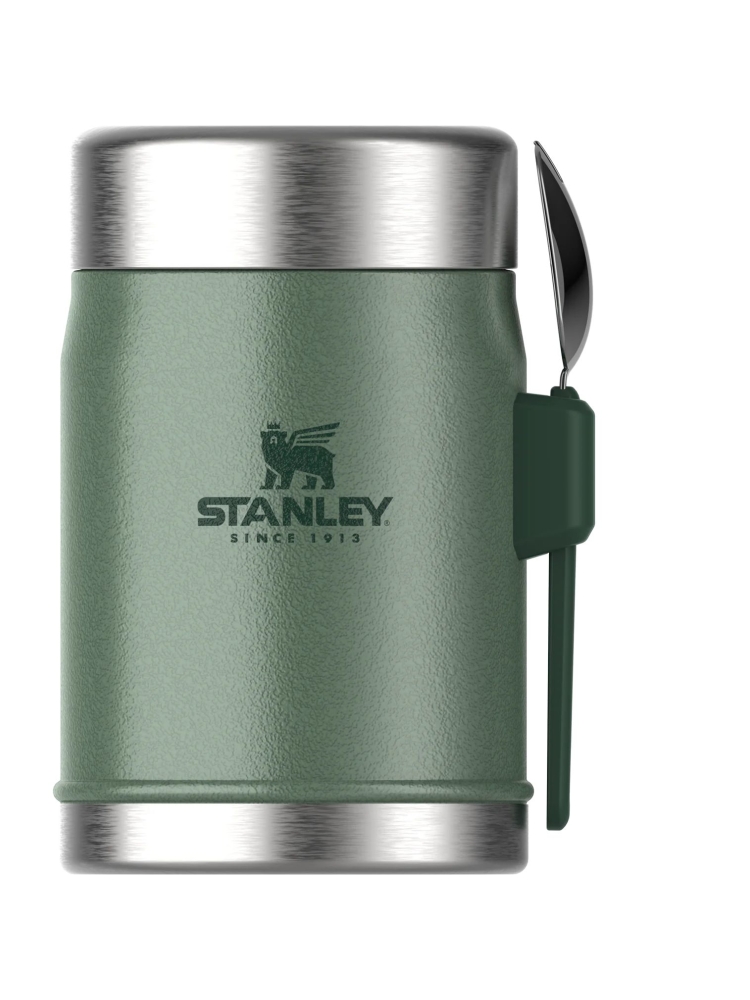 Stanley The Legendary Food Jar + Spork 0,4L  Hammertone Green 10-09382-004 drinkflessen en thermosflessen online bestellen bij Kathmandu Outdoor & Travel