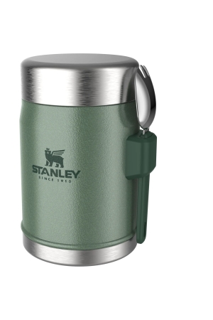 Stanley The Legendary Food Jar + Spork 0,4L  Hammertone Green 10-09382-004 drinkflessen en thermosflessen online bestellen bij Kathmandu Outdoor & Travel