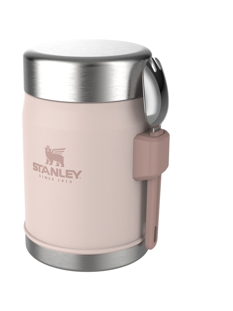 Stanley The Legendary Food Jar + Spork 0,4L  Rose Quartz  10-09382-106 drinkflessen en thermosflessen online bestellen bij Kathmandu Outdoor & Travel