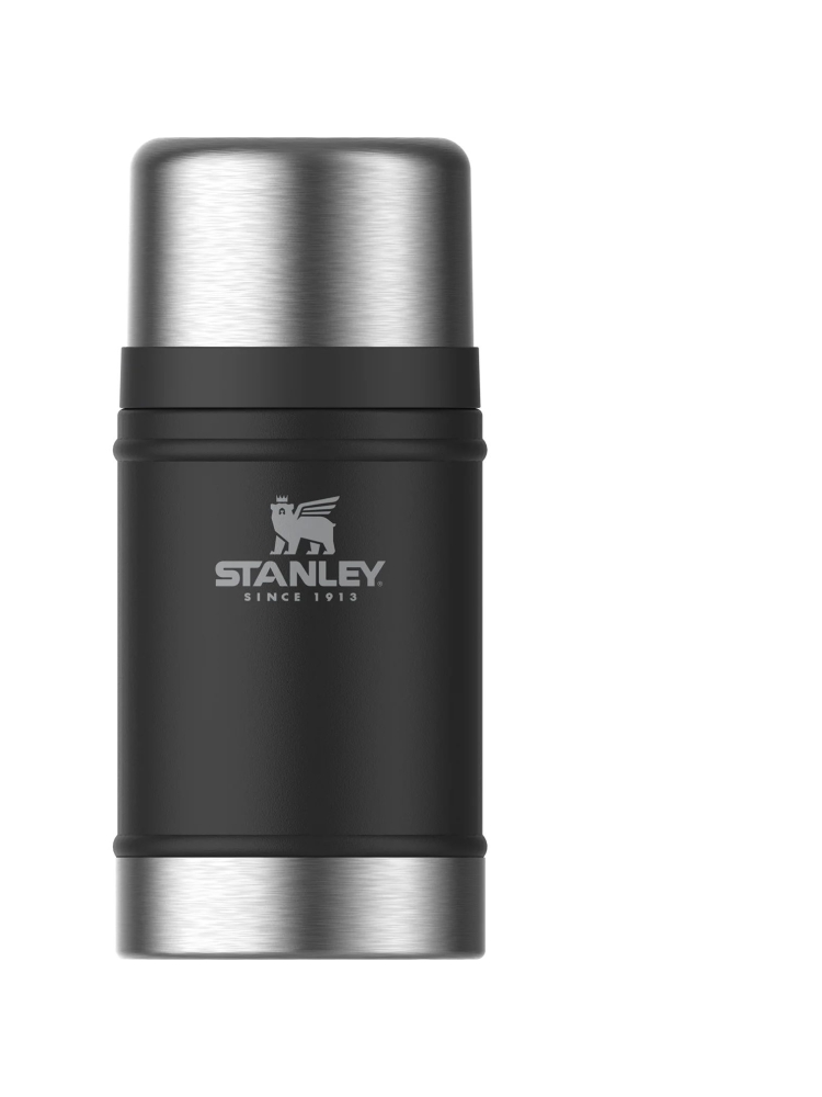 Stanley The Legendary Food Jar 0,7L Matte Black Pebble  10-07936-004 drinkflessen en thermosflessen online bestellen bij Kathmandu Outdoor & Travel