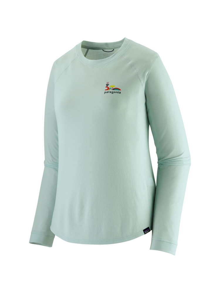 Patagonia Long Sleeve Cap Cool Trail Graphic Shirt Women's Lose It: Wispy Green 23715-LIWN shirts en tops online bestellen bij Kathmandu Outdoor & Travel