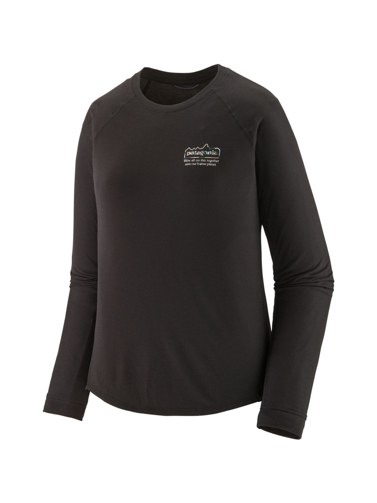 Patagonia Long Sleeve Cap Cool Trail Graphic Shirt Women's Unity Fitz: Black 23715-UFBK shirts en tops online bestellen bij Kathmandu Outdoor & Travel