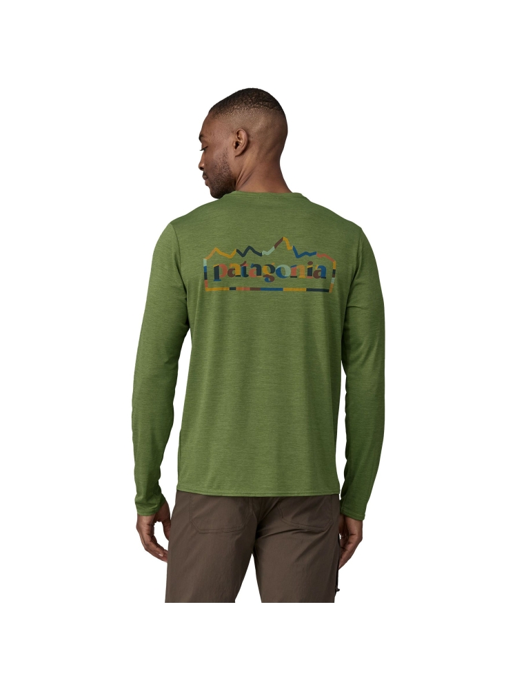 Patagonia Long Sleeve Cap Cool Daily Graphic Shirt Unity Fitz: Terrain Green X-Dy 45190-UTNX shirts en tops online bestellen bij Kathmandu Outdoor & Travel