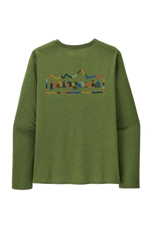 Patagonia Long Sleeve Cap Cool Daily Graphic Shirt Unity Fitz: Terrain Green X-Dy 45190-UTNX shirts en tops online bestellen bij Kathmandu Outdoor & Travel