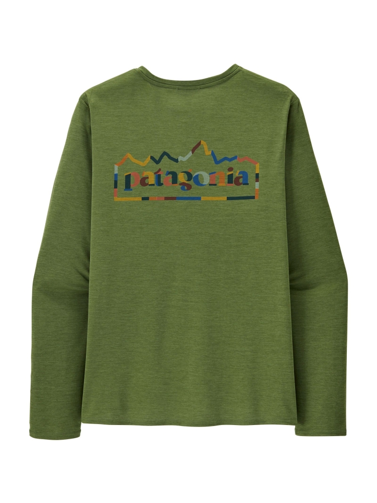 Patagonia Long Sleeve Cap Cool Daily Graphic Shirt Unity Fitz: Terrain Green X-Dy 45190-UTNX shirts en tops online bestellen bij Kathmandu Outdoor & Travel