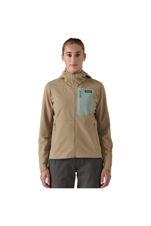 Patagonia R1 CrossStrata Hoody Women's Seabird Grey 85450-SBDY jassen online bestellen bij Kathmandu Outdoor & Travel