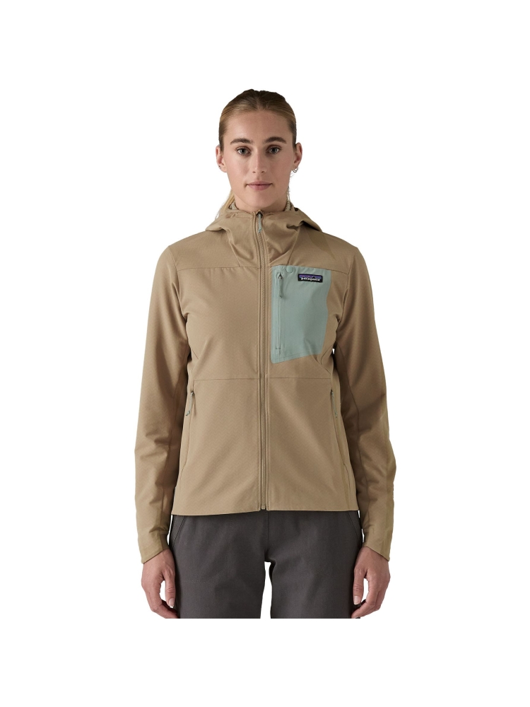 Patagonia R1 CrossStrata Hoody Women's Seabird Grey 85450-SBDY jassen online bestellen bij Kathmandu Outdoor & Travel