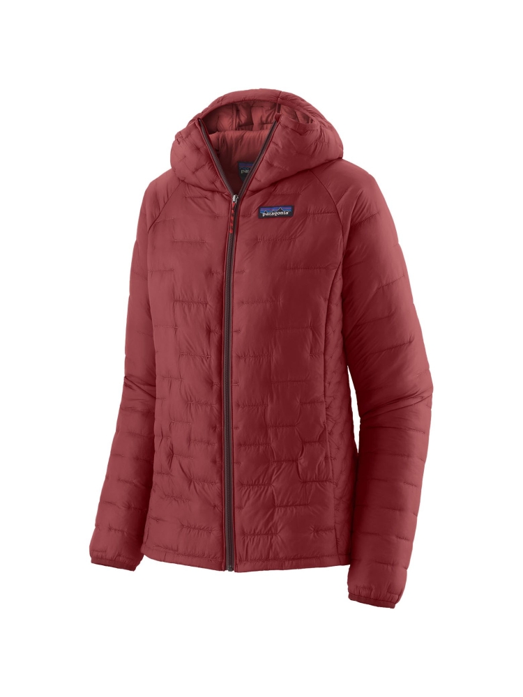 Patagonia Micro Puff Hoody Women's Oxide Red 84041-OXDR jassen online bestellen bij Kathmandu Outdoor & Travel