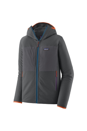 Patagonia R2 TechFace Hoody Forge Grey 83731-FGE fleeces en truien online bestellen bij Kathmandu Outdoor & Travel