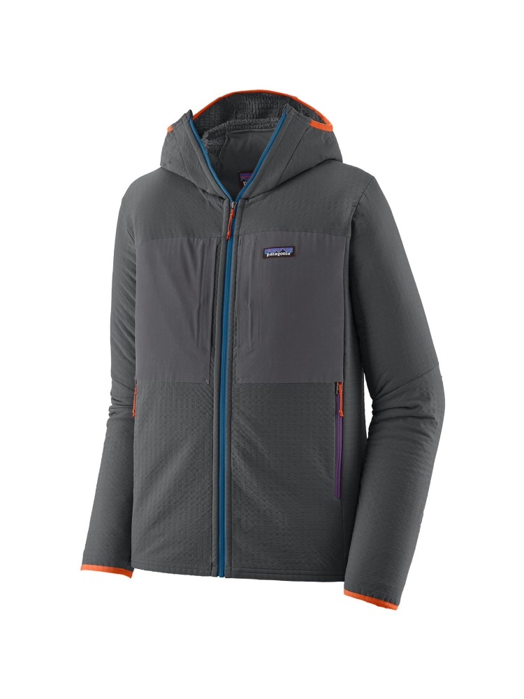 Patagonia R2 TechFace Hoody Forge Grey 83731-FGE fleeces en truien online bestellen bij Kathmandu Outdoor & Travel