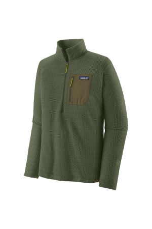 Patagonia R1 Air Zip Neck Torrey Pine Green 40245-TPGN fleeces en truien online bestellen bij Kathmandu Outdoor & Travel