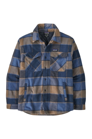 Patagonia  LW Insulated Fjord Flannel Shirt William: Smolder Blue 