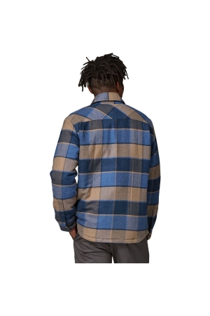 Patagonia LW Insulated Fjord Flannel Shirt William: Smolder Blue 20386-WMBL shirts en tops online bestellen bij Kathmandu Outdoor & Travel