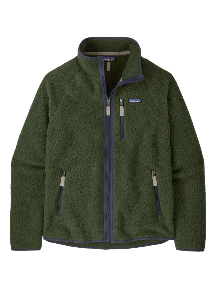 Patagonia Retro Pile Jkt Torrey Pine Green 22801-TPGN fleeces en truien online bestellen bij Kathmandu Outdoor & Travel