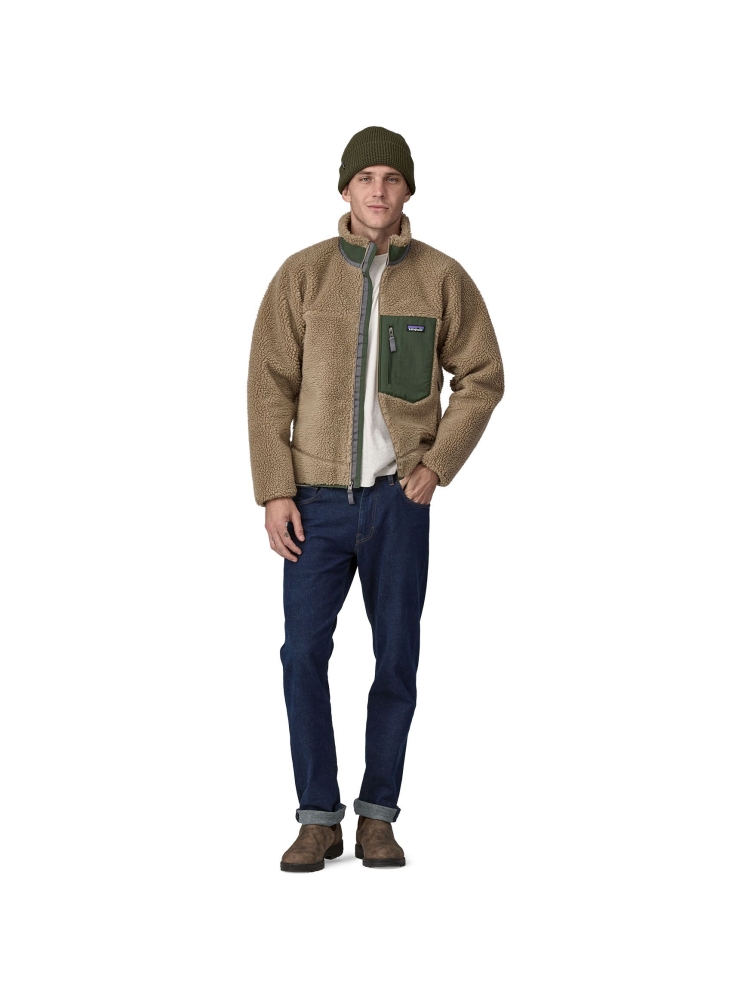 Patagonia Classic Retro-X Jkt Seabird Grey 23056-SBDY fleeces en truien online bestellen bij Kathmandu Outdoor & Travel