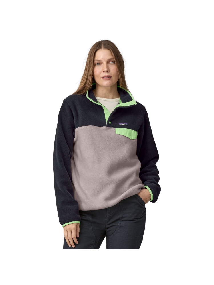 Patagonia LW Synch Snap-T P/O Women's Echo Purple 25455-ECPU fleeces en truien online bestellen bij Kathmandu Outdoor & Travel