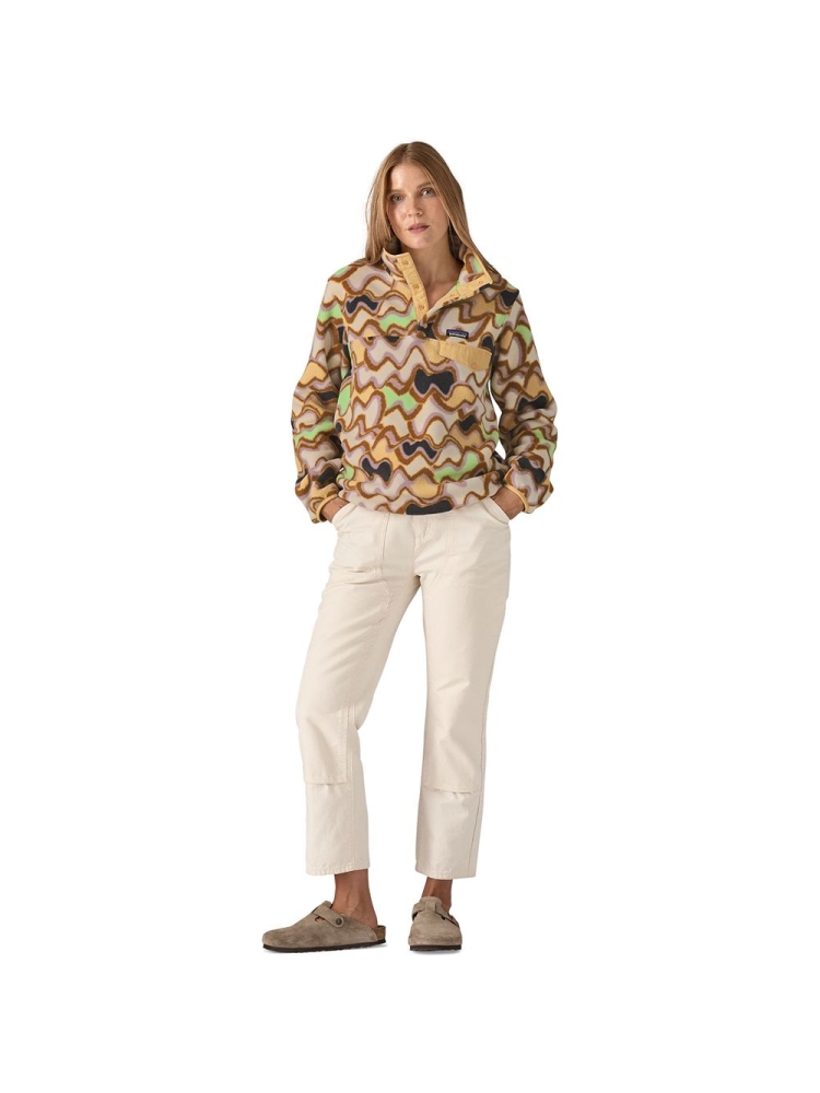 Patagonia LW Synch Snap-T P/O Women's Small Currents: Natural 25455-SCNL fleeces en truien online bestellen bij Kathmandu Outdoor & Travel