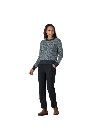 Patagonia Recycled Wool-Blend Crewneck Sweater Women's Snowdrift: Thermal Blue 51025-SDTL fleeces en truien online bestellen bij Kathmandu Outdoor & Travel