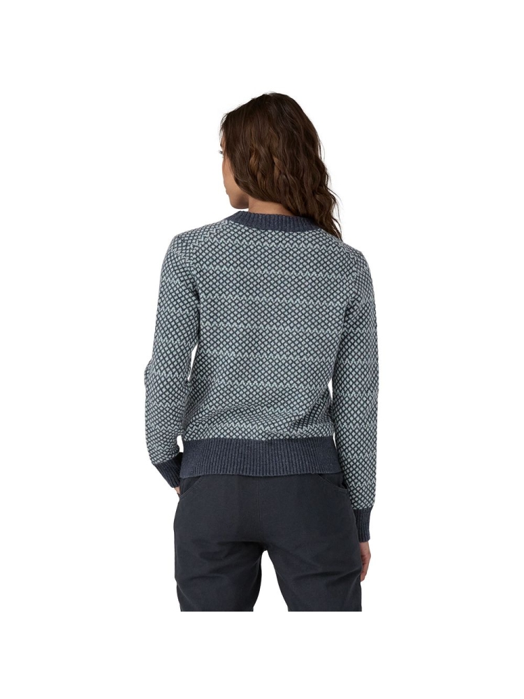 Patagonia Recycled Wool-Blend Crewneck Sweater Women's Snowdrift: Thermal Blue 51025-SDTL fleeces en truien online bestellen bij Kathmandu Outdoor & Travel