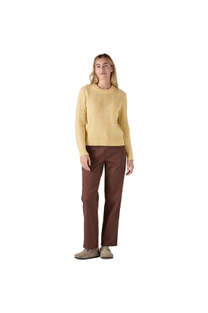 Patagonia Recycled Wool-Blend Crewneck Sweater Women's Chevron Cable: Natural 51025-CHNL fleeces en truien online bestellen bij Kathmandu Outdoor & Travel