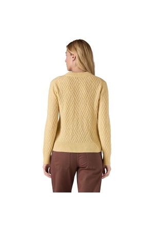 Patagonia Recycled Wool-Blend Crewneck Sweater Women's Chevron Cable: Natural 51025-CHNL fleeces en truien online bestellen bij Kathmandu Outdoor & Travel