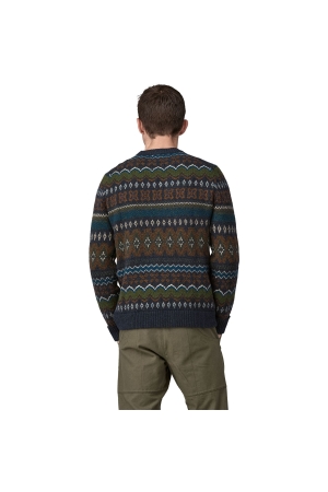 Patagonia Recycled Wool-Blend Sweater Helmsman: Smolder Blue 50655-HSMB fleeces en truien online bestellen bij Kathmandu Outdoor & Travel