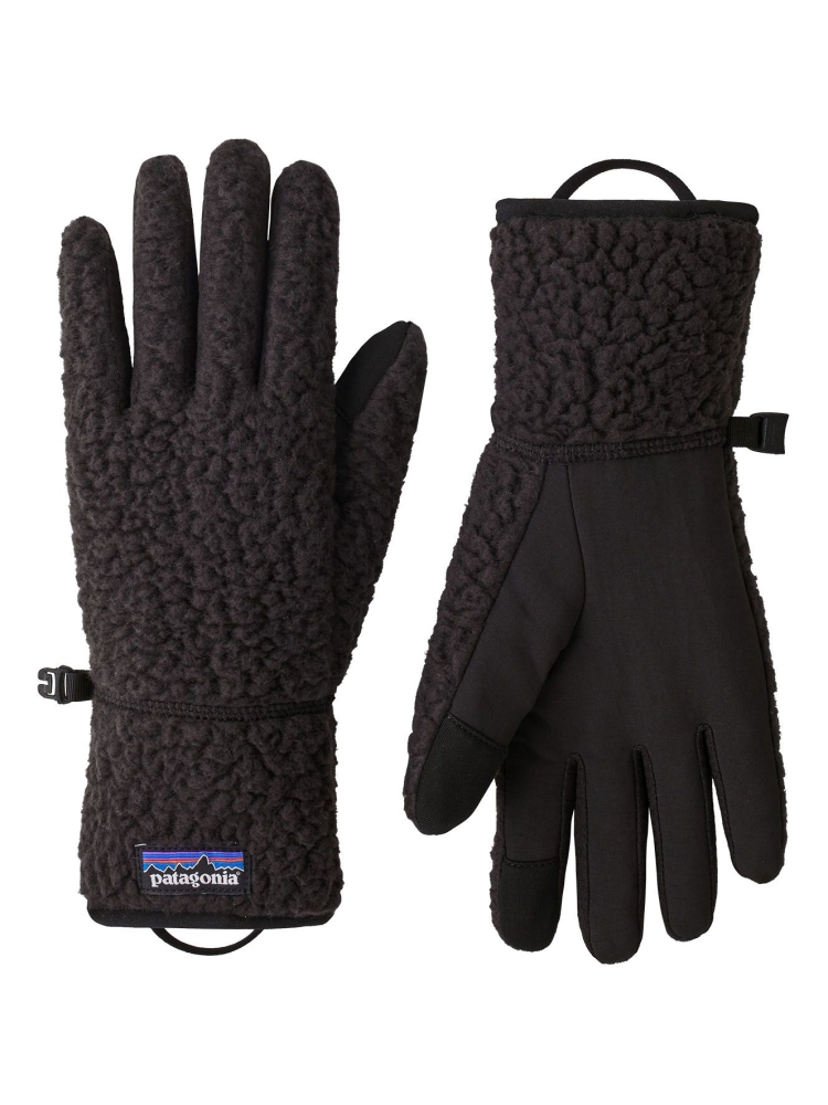 Patagonia Retro Pile Gloves Black 34585-BLK kleding accessoires online bestellen bij Kathmandu Outdoor & Travel