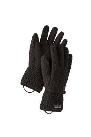 Patagonia Retro Pile Gloves Black 34585-BLK kleding accessoires online bestellen bij Kathmandu Outdoor & Travel