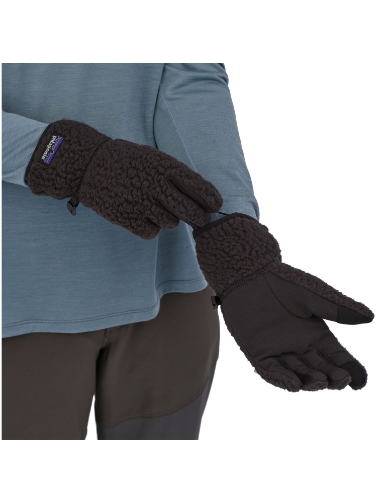 Patagonia Retro Pile Gloves Black 34585-BLK kleding accessoires online bestellen bij Kathmandu Outdoor & Travel