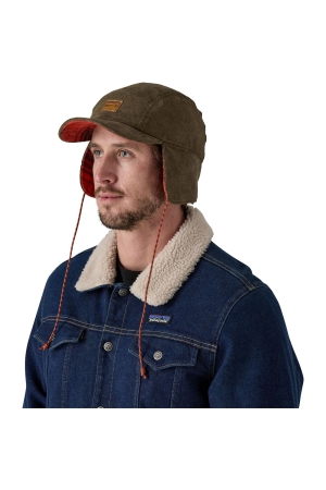 Patagonia  Range Earflap Cap Dark Walnut 