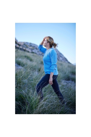 Blue Loop Originals Crewe Sweater Women's Light Blue Melange W-SW004-21-B233 fleeces en truien online bestellen bij Kathmandu Outdoor & Travel