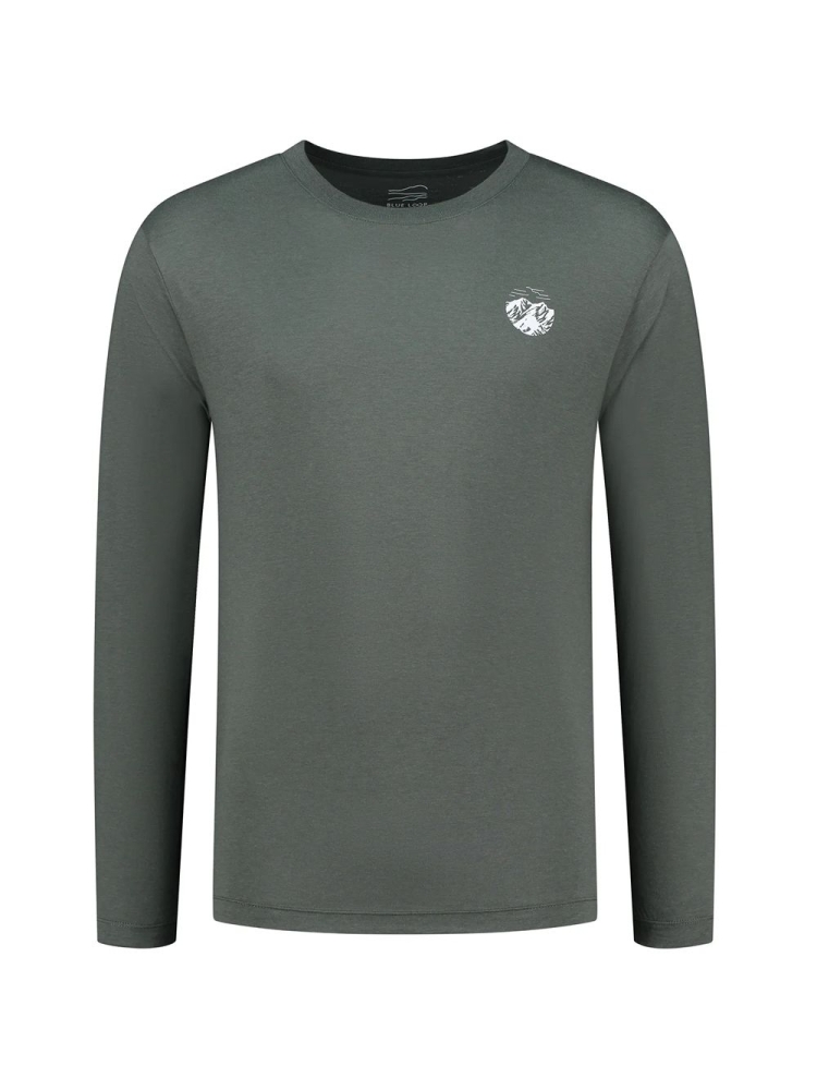 Blue Loop Originals Alp Longsleeve Deep Green M-RAL014-24-B076 shirts en tops online bestellen bij Kathmandu Outdoor & Travel