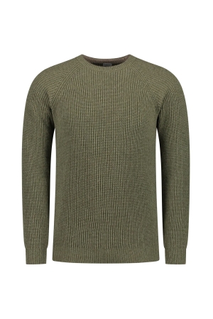 Blue Loop Originals  Crewe Sweater Mid Green