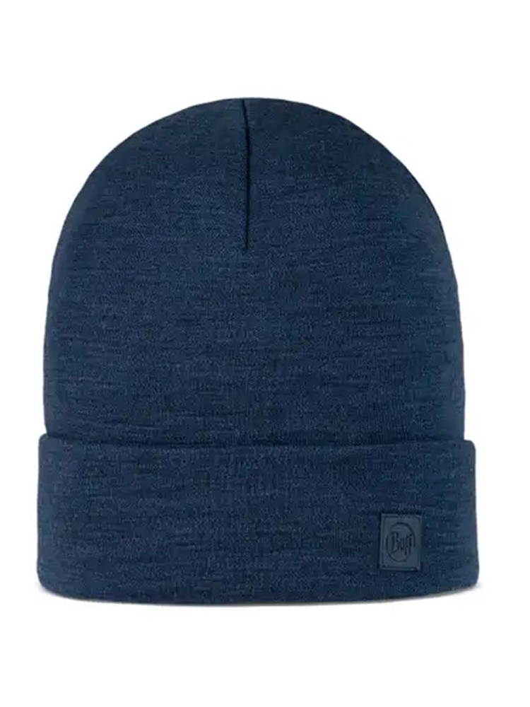 Buff BUFF© Merino Heavyweight Beanie Solid Night Blue 111170779-Solid Nigh kleding accessoires online bestellen bij Kathmandu Outdoor & Travel