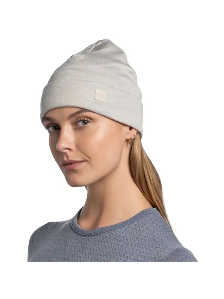 Buff BUFF© Merino Heavyweight Beanie Solid Cloud 111170003-Solid Clou kleding accessoires online bestellen bij Kathmandu Outdoor & Travel