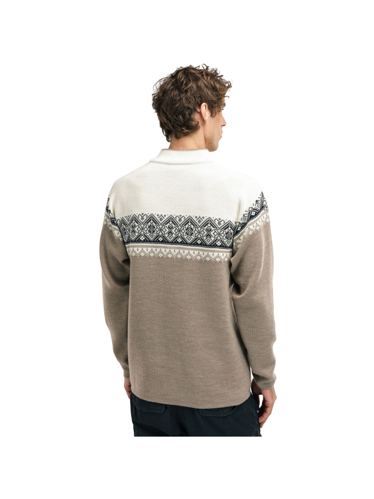 Dale Moritz Masc Sweater Mountainstone Sand 91391-P00 fleeces en truien online bestellen bij Kathmandu Outdoor & Travel