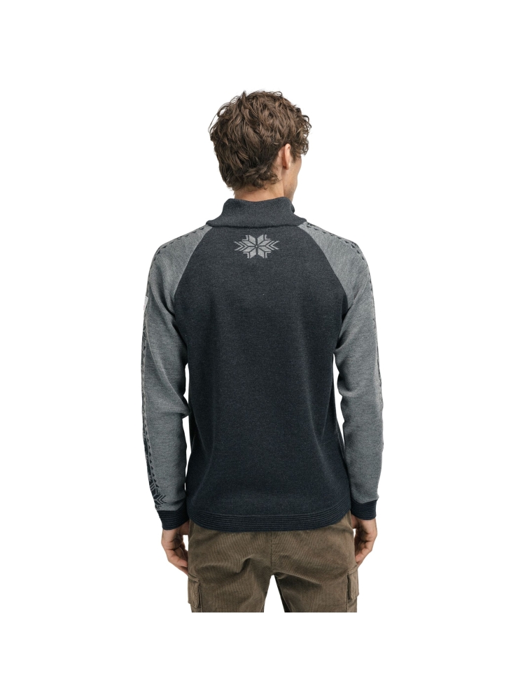 Dale Geilo Masc Sweater Darkcharcoal smoke 95041-E fleeces en truien online bestellen bij Kathmandu Outdoor & Travel