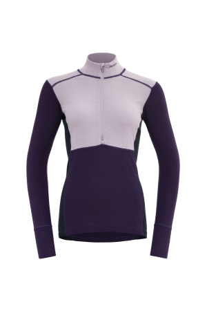 Devold  Lauparen Merino 190 Zip Neck Women's Orchid/Lilac/Ink